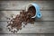 Coffee Beans Cup Background