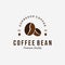 Coffee Beans Espresso Logo vector Design Illustration Vintage Icon