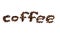 Coffee beans font