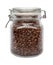 Coffee Beans in a Glass Canister