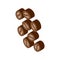 Coffee beans isometric icon vector illustration