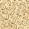 Coffee Beans Seamless Pattern