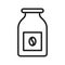 Coffee bottle icon  image. Suitable for mobile apps, web apps and print media.