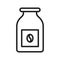 Coffee bottle icon vector image. Suitable for mobile apps, web apps and print media.