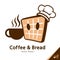 Coffee & Bread symbol icon.