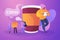 Coffee break concept vector illustration