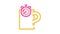coffee break relax time color icon animation