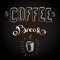 `Coffee break` Vintage Stylized Lettering