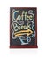 Coffee break written on chalkboard