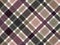 Coffee brown plaid pattern