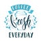 Coffee Cafe Fresh Everyday Fictitious name Template Hand Drawn C