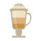 Coffee capuccino cup symbol