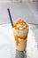 Coffee caramel frappe