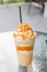 Coffee caramel frappe