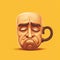 A coffee character human generative AI