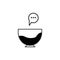 Coffee chat vector design template illustration
