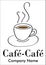 Coffee company or bar logotype