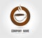 Coffee company or bar logotype.