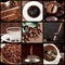 Coffee concept collage