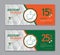 Coffee coupon discount template, Gift voucher, label, banner, advertisement