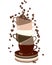 Coffee cup background
