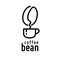 Coffee cup and bean shape smoke line art illustration