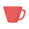 Coffee cup beverage fresh isolated icon style