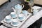 Coffee cup coffee pot teathings tea set teapot