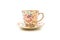 Coffee cup floral patterns