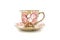 Coffee cup floral patterns