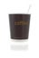 Coffee cup with stirrer