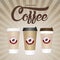 Coffee cup. Take away paper / plastic coffee cup vector illustration