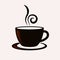 Coffee cup vector icon