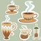 Coffee designs vector