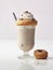 Coffee and donut milkshake