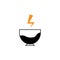 Coffee energy vector design template illustration