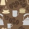 Coffee Equipment Seamless Pattern
