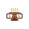 Coffee Geek Logo Icon Design