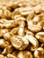 Coffee gold closeup background.