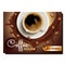 Coffee House Hot Drink Promotional Banner Vector