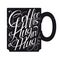 Coffee is a hug in a mug. Vector illustration decorative design