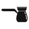 Coffee kitchen pot icon, simple style