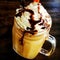 Coffee latte cappuccino cream sugar whipped