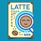 Coffee Latte Creative Advertising Poster Vector