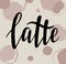 Coffee Latte Vector Handlettering