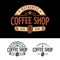 Coffee Logo Cafe Resto Product Label Food Drink