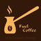Coffee Logo. Cezve Vector Icon