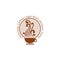 Coffee logo with line, Espresso icon, Coffee mug logo