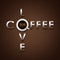 Coffee love background