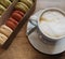 coffee and macarons for Breakfast